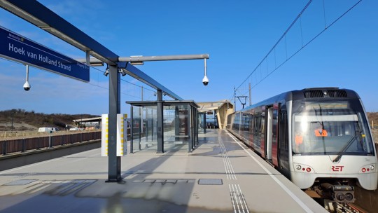 RET verwelkomde dit weekend 100.000ste reiziger op Hoek van Holland Strand