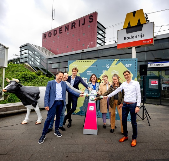Metrostation Rodenrijs eerste Groene Halte regio Rotterdam